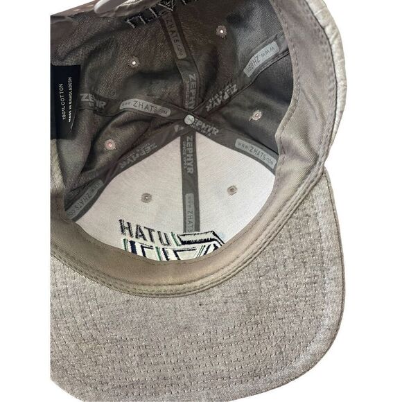 Zephyr Men's Gray Adjustable Snapback Utah Jazz Basketball Trucker Cap OSFA - Picture 5 of 9